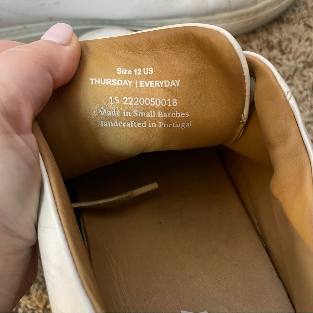 Thursday Classic White Men's Sneakers size 12 - Picture 7 of 7